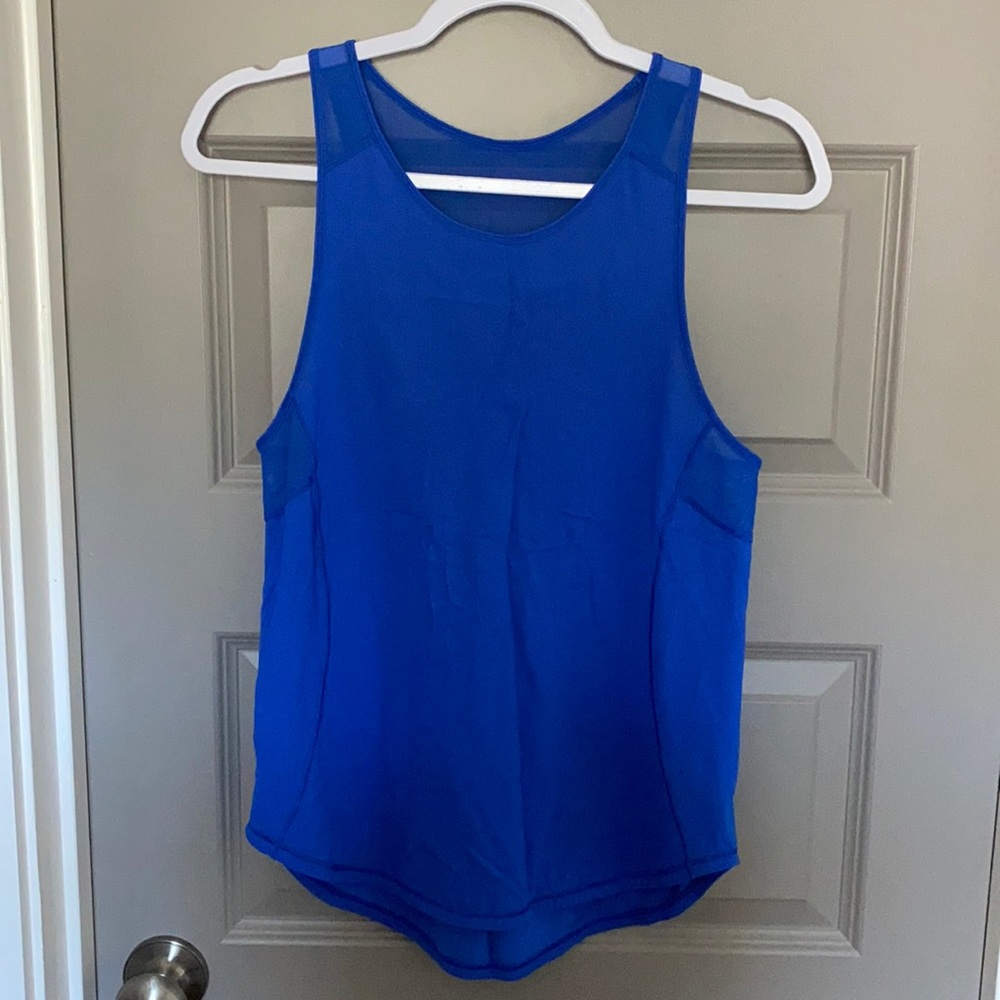 Royal blue lululemon tank